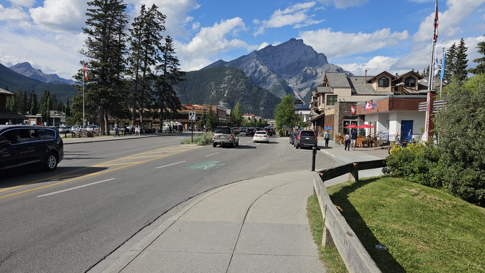 Hauptstrasse von Banff...