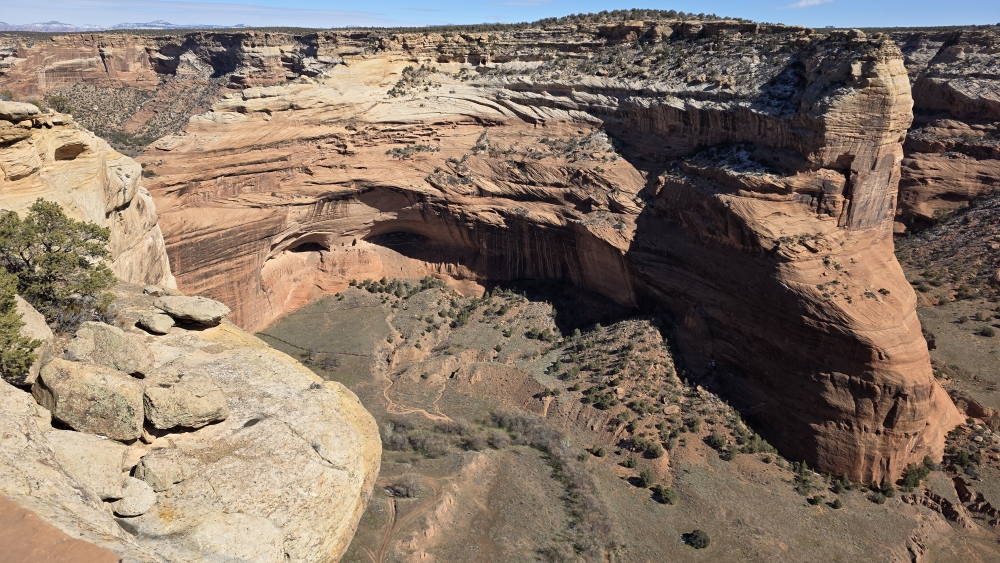 Eine der grössten Stätte im Canyon de Chelly.