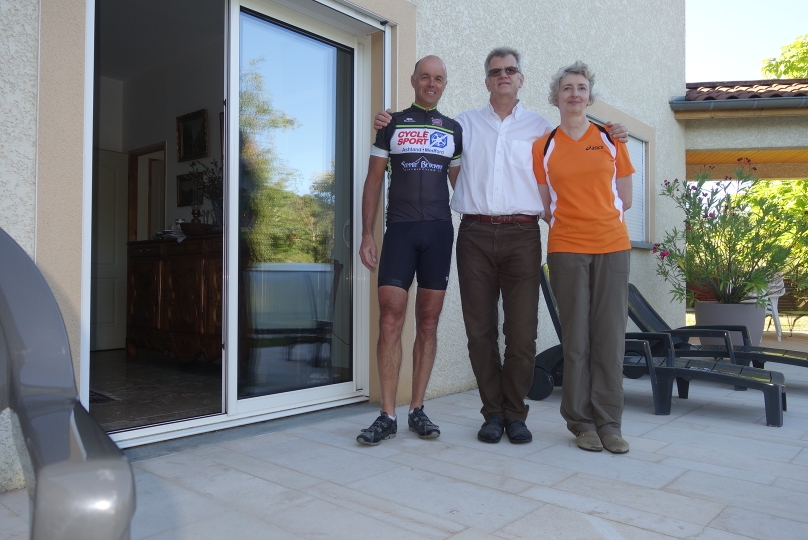 Me, my cousin Emil and his wife Benedicte (from left to right)