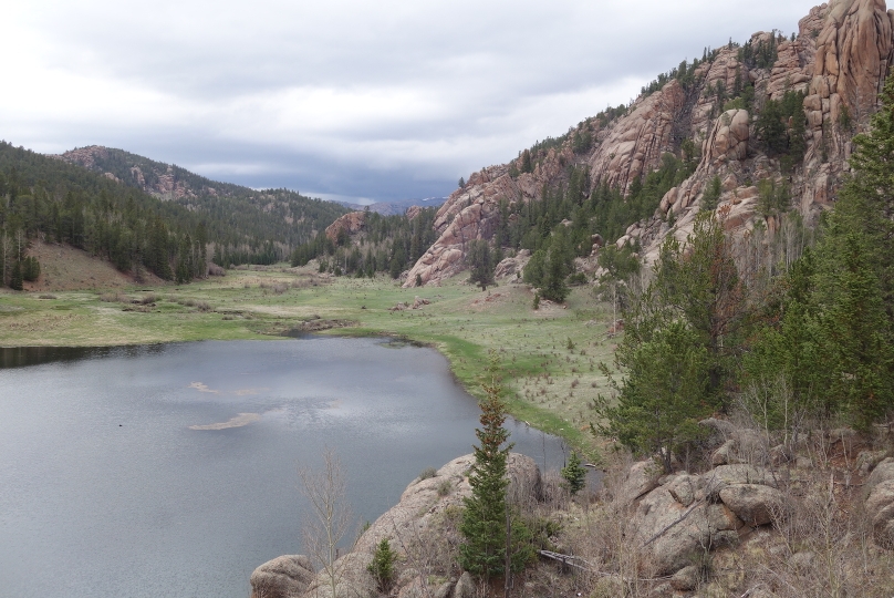 Bergsee in den Bergen hinter Manitou Springs