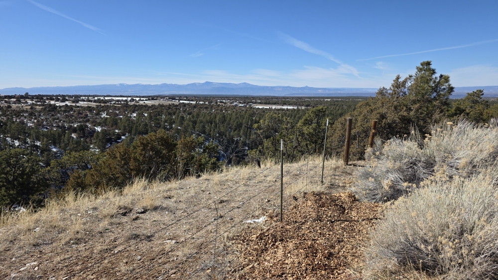 Blick hinüber auf das Rio Grande Tal bei Santa Fe