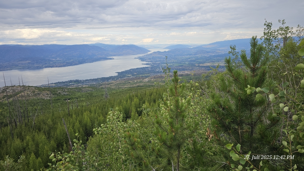 Blick auf den Okanagan See.