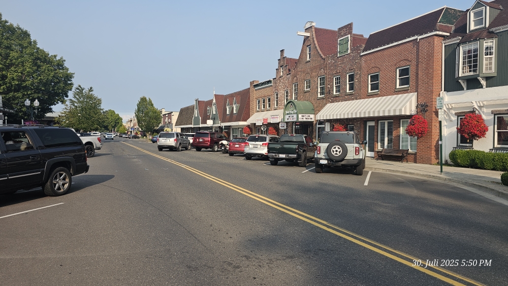 Lynden: attraktives Dorf 20km nördlich von Bellingham.