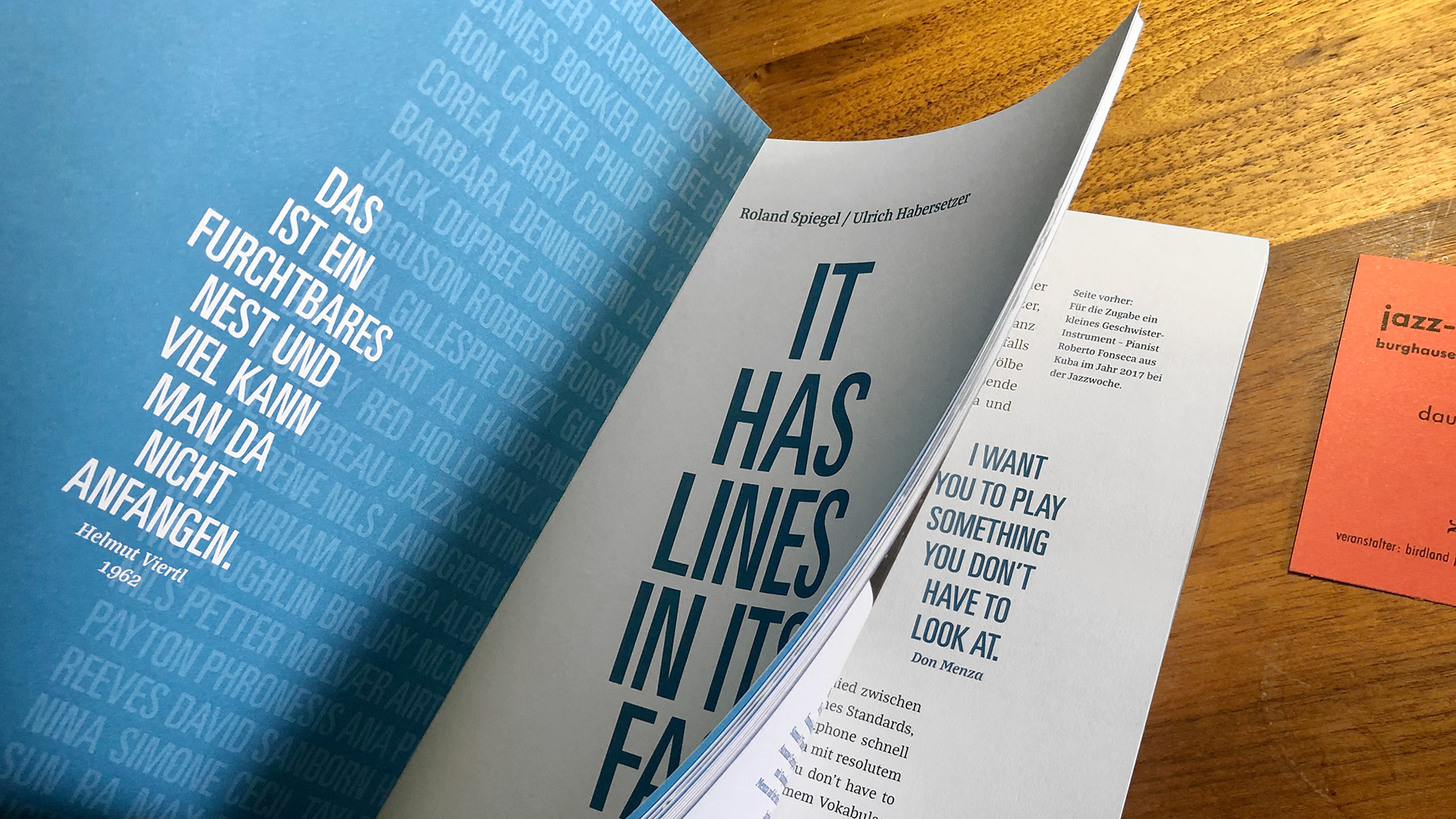 Editorial Design Jazzbuch