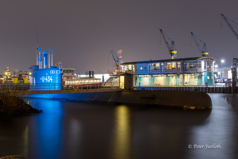 U-Boot im Hafen Hamburg, Deutschland