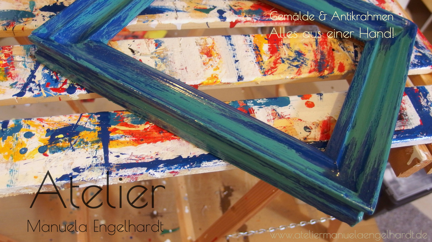 Upcycling Old Frames - Individuelles Aufbereiten alter Rahmen - www.artboxmunich.de