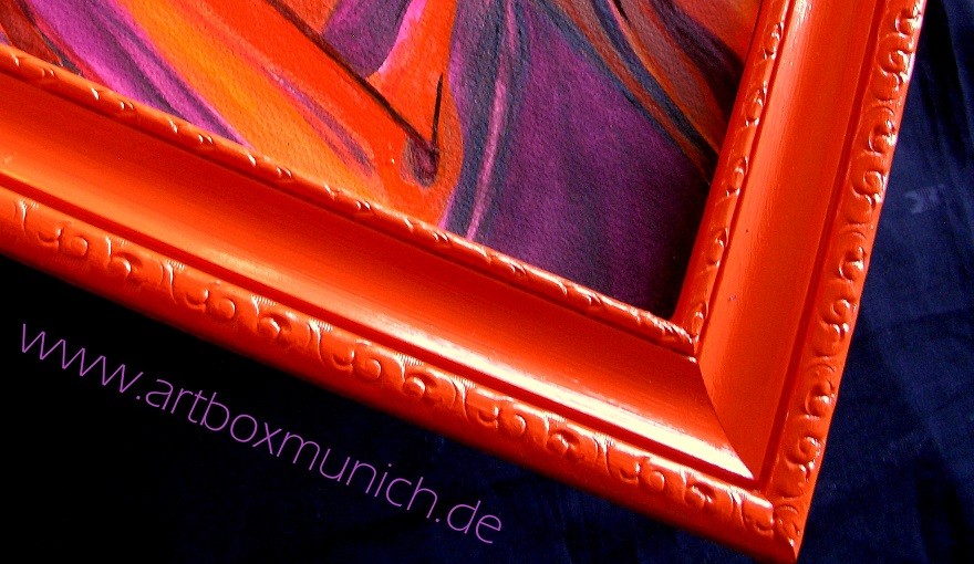Upcycling Old Frames - Individuelles Aufbereiten alter Rahmen - www.artboxmunich.de