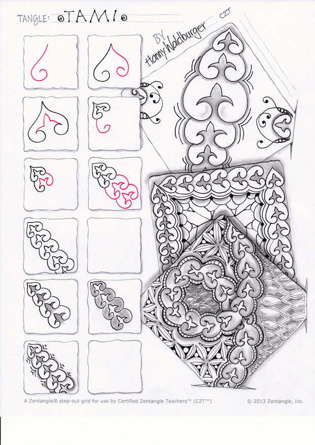 tami stepout by Zenjoy zentangle