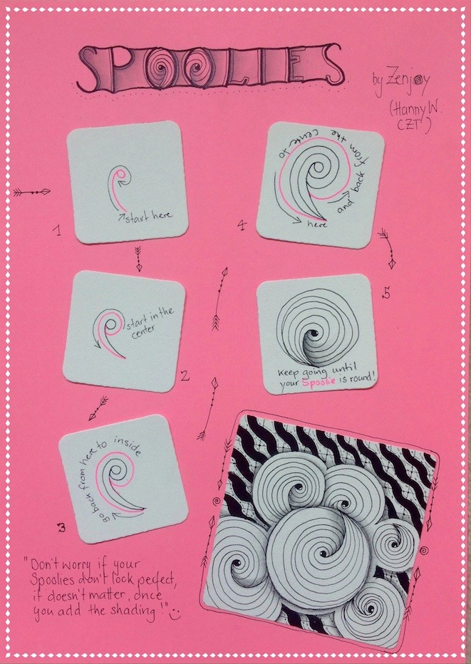 Spoolies - pattern and stepout by Zenjoy