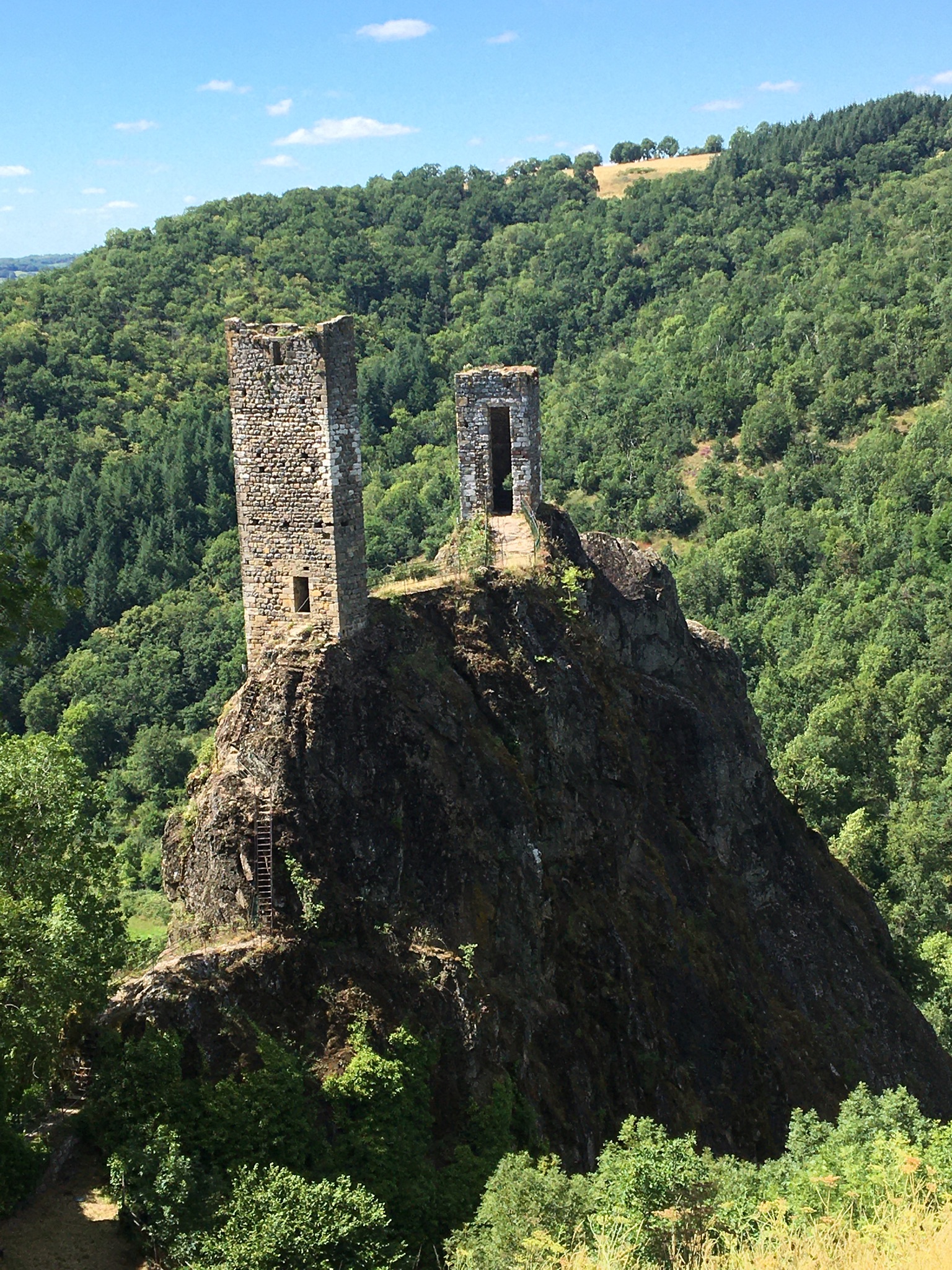 Les ruines de Peyrusse le Roc