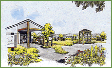 万年寺山の展望広場