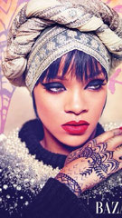 Rihanna Foulard Soie