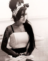 Amy Winehouse Foulard Soie