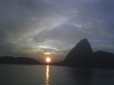 Baia GUANABARA--Por do sol.