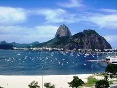 Praia de Botafogo.
