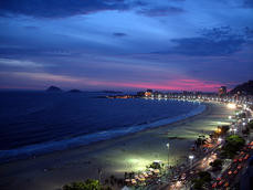 COPACABANA á Noite.