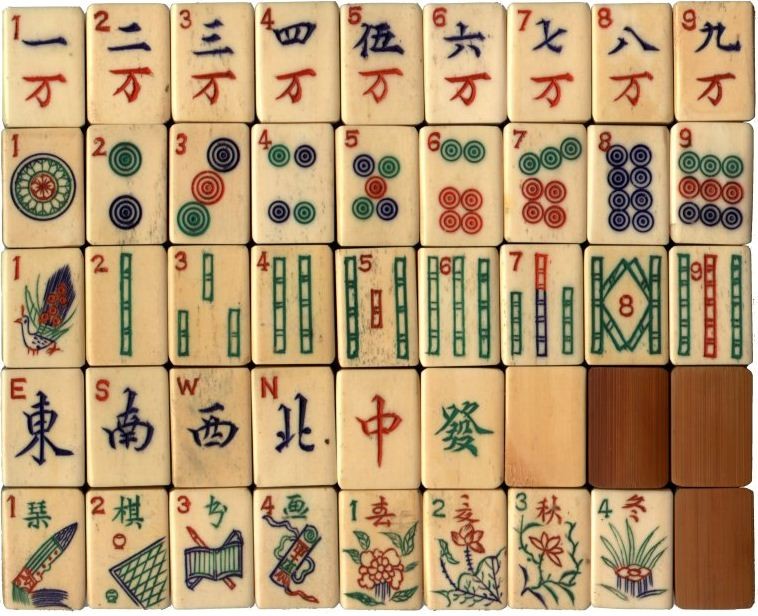 Tchou Kia-kien : Le mah-jong, tel qu'il est joué par les Chinois ...