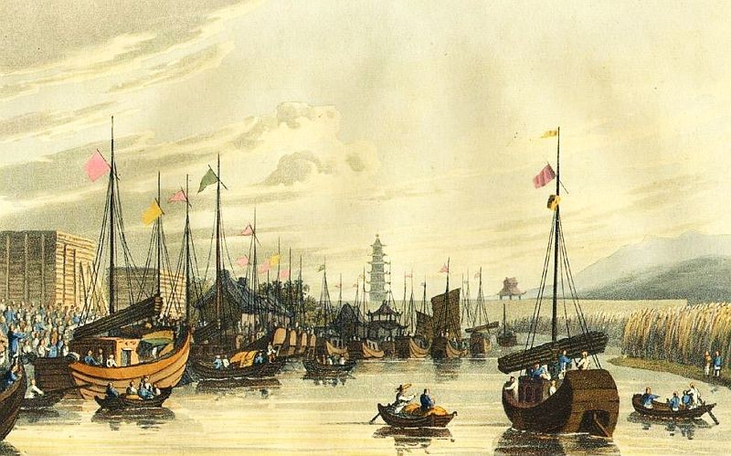 Tong-chow. Henry Ellis (1777-1855) : Voyage en Chine, ou Journal de la dernière ambassade anglaise à la cour de Pékin. Paris, 1818.