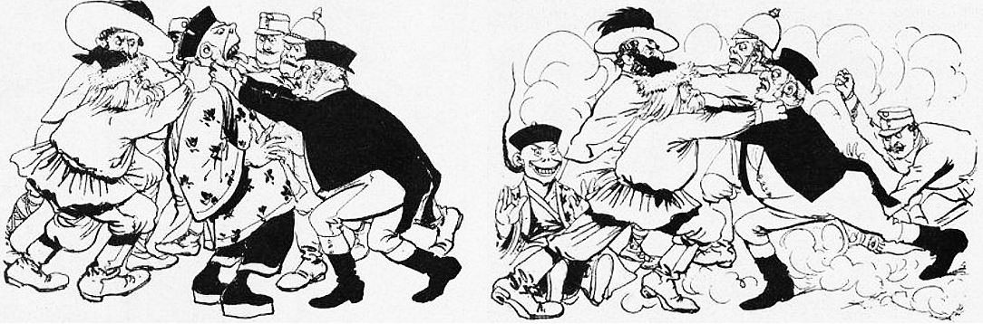 Ustokos. John Grand-Carteret (1850-1927) : Chinois d'Europe et Chinois d'Asie. 175 images satiriques, pour servir à l'histoire des chinoiseries de la politique européenne de 1842 à 1900.