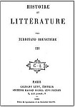 Ferdinand BRUNETIÈRE (1849-1906) : A propos du théâtre chinois. Extrait de Histoire et littérature, tome 3, pages 1-25. Calmann Levy, Paris, 1886.