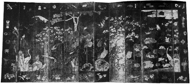 Page 484. Camille Gronkowsky. Les paravents en laque de Coromandel. Revue Renaissance de l'art français, novembre 1919.