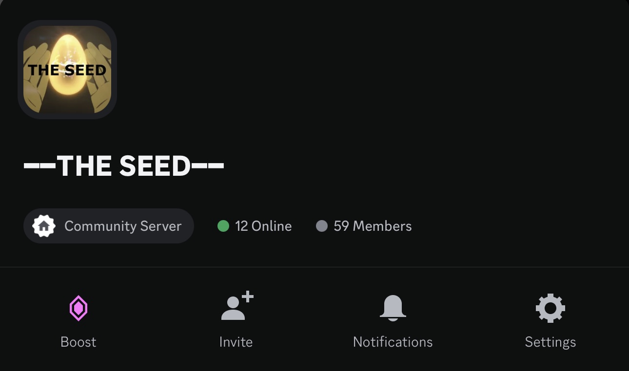 Discordサーバーを公開しました。