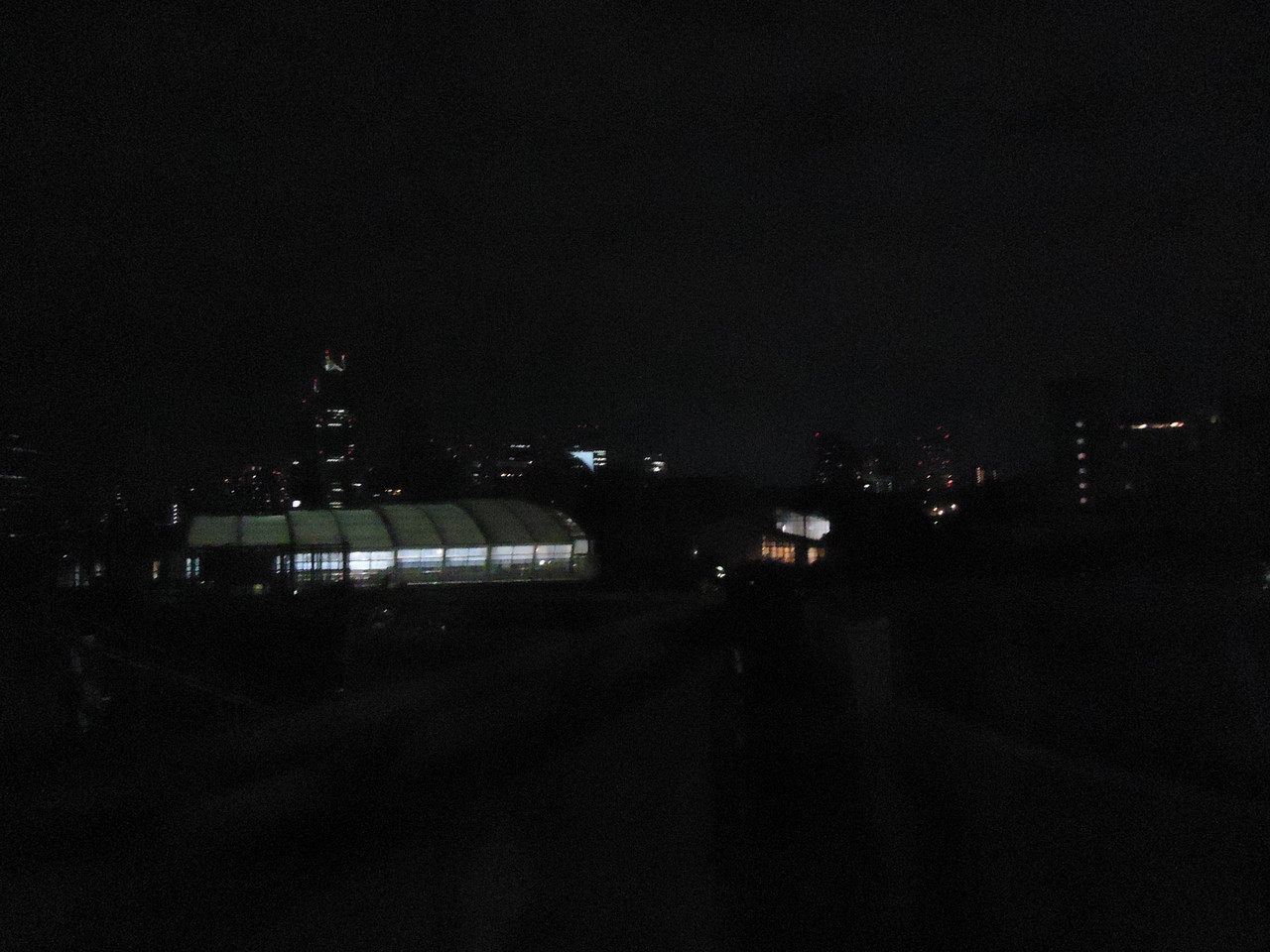 Die Skyline von Tokio bei Nacht