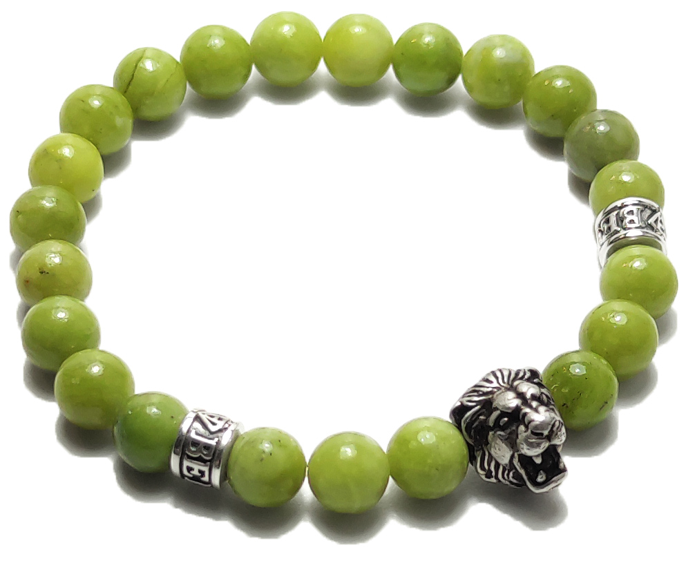 BEHERO Lion (grüne Jade) Armband