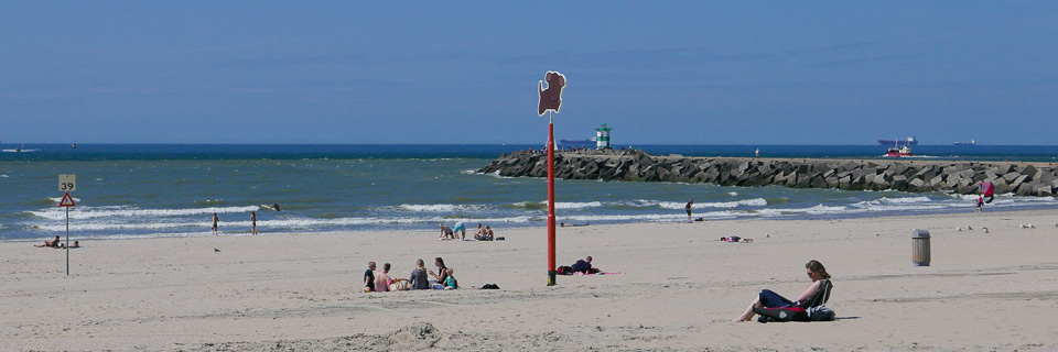 Der Südstrand von Scheveningen