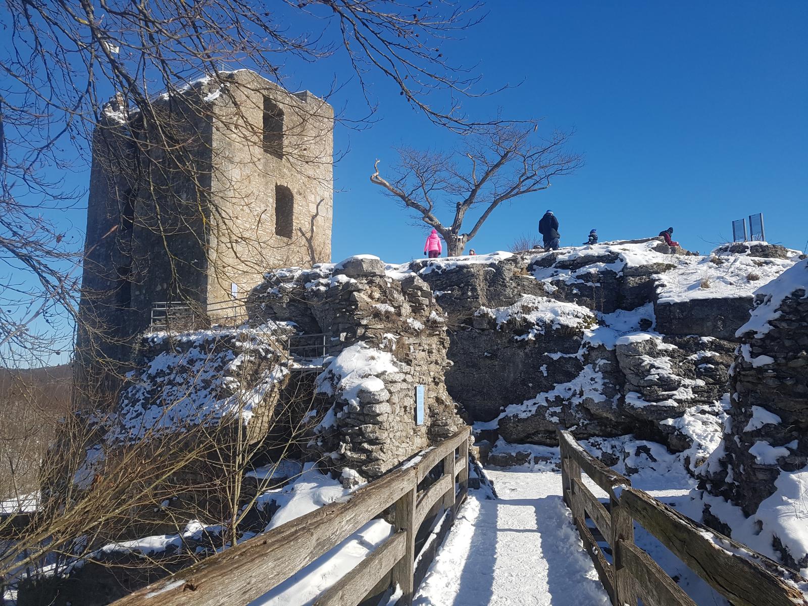 Auf dem winterlichen Wiesenttal-Trail