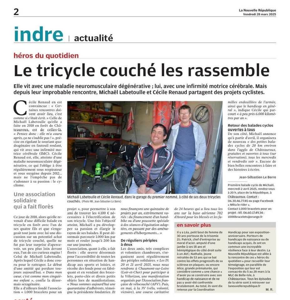 En tricycle !