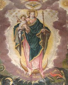 Mary is now the "Queen of heaven" the "universal all-goddess"