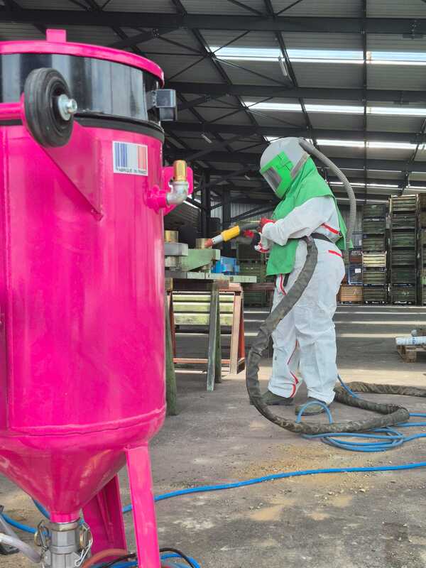 aérogommage en industrie Chambery