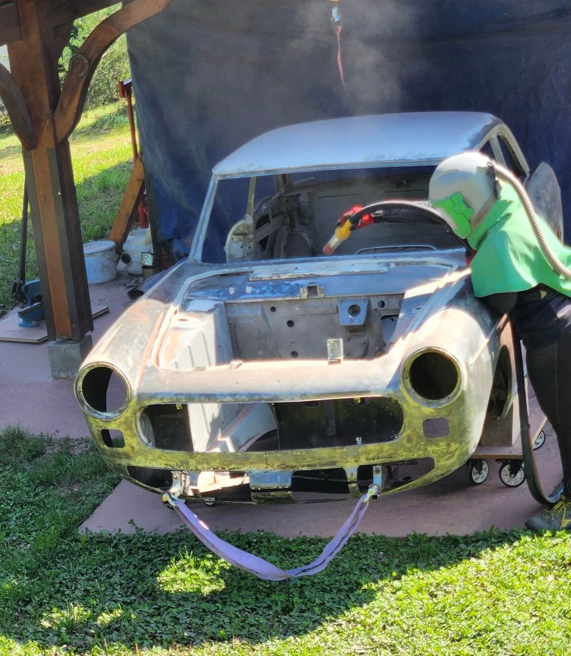 Décapage de carrosserie Aix les bains