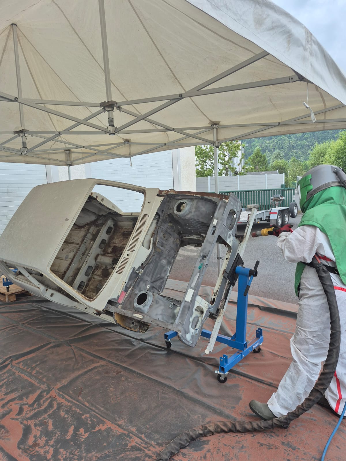 aérogommage Savoie carrosserie 