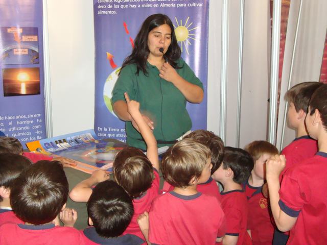 Exposición  y Charla  "Huella de Carbono" a los estudiantes
