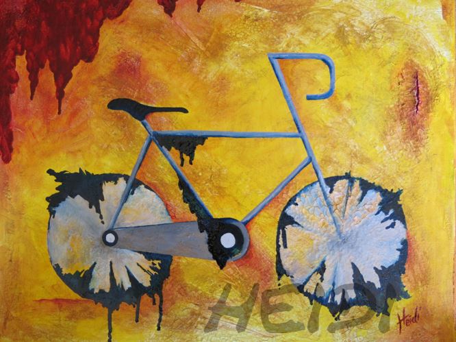 zerschmolzen   40x30          80,-