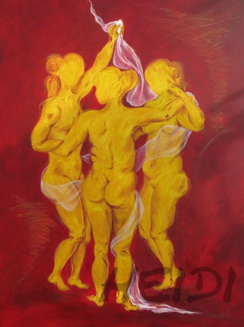 Drei Grazien  2010  60x80    100,-