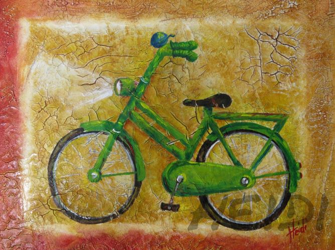 nostalgisches Fahrrad   24x30      60,-   VERKAUFT