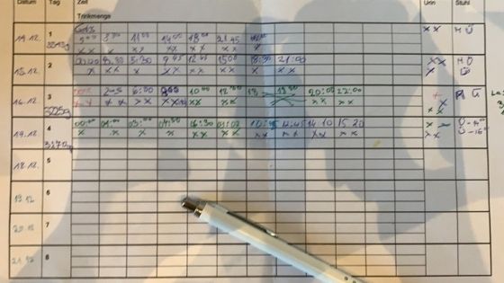Така изглежда една частично попълнена таблица. Може да изтеглите нашата накрая на страницата