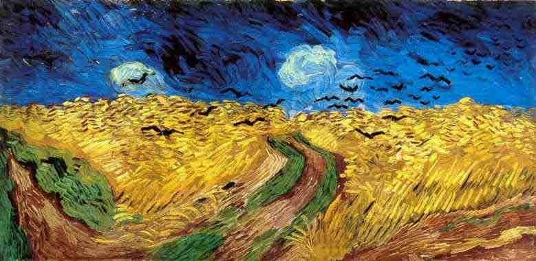 Van Gogh - Champ de blé aux corbeaux