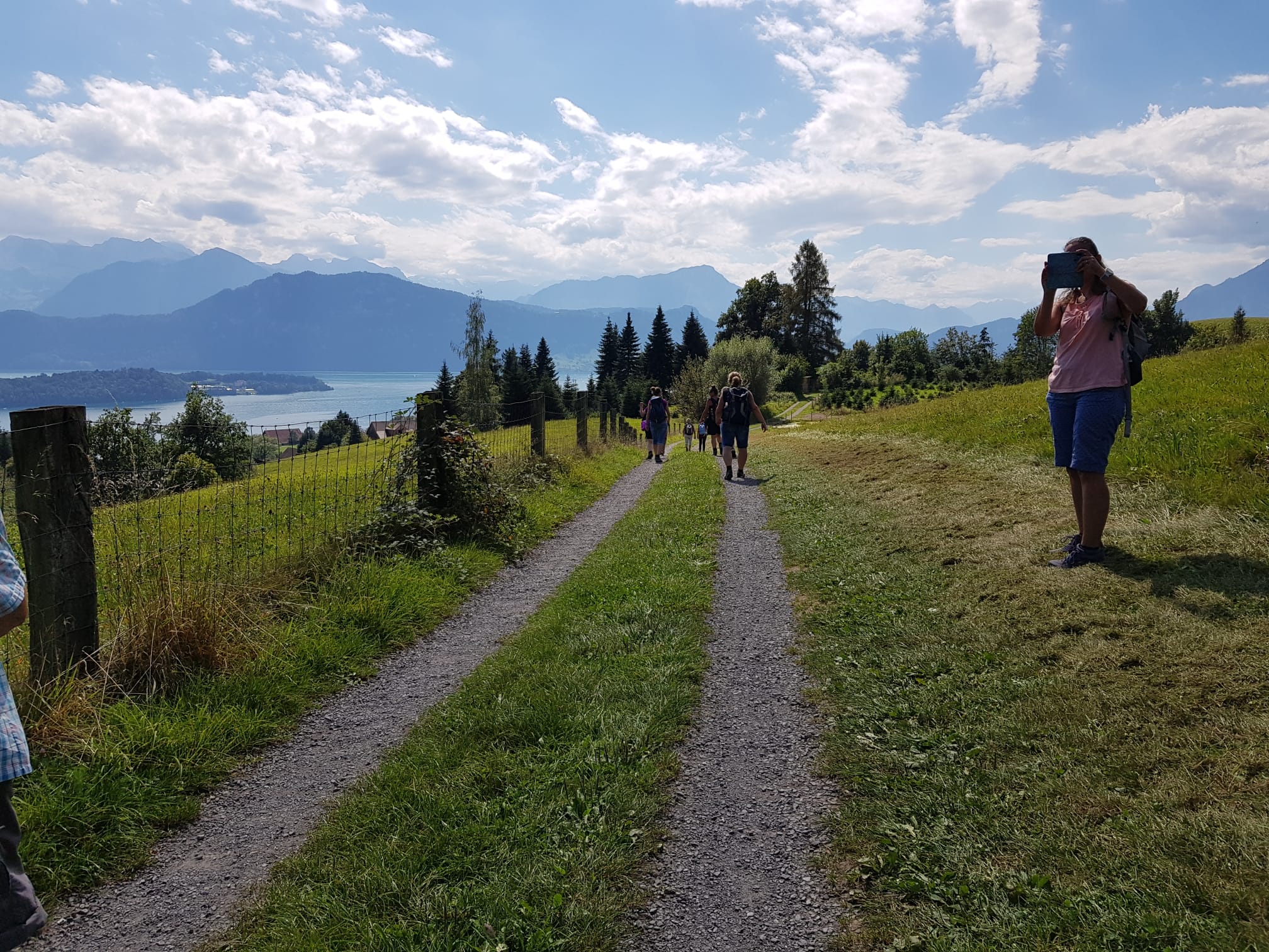 Nach dem Essen haben wir uns auf den Weg gemacht Richtung Meggen.