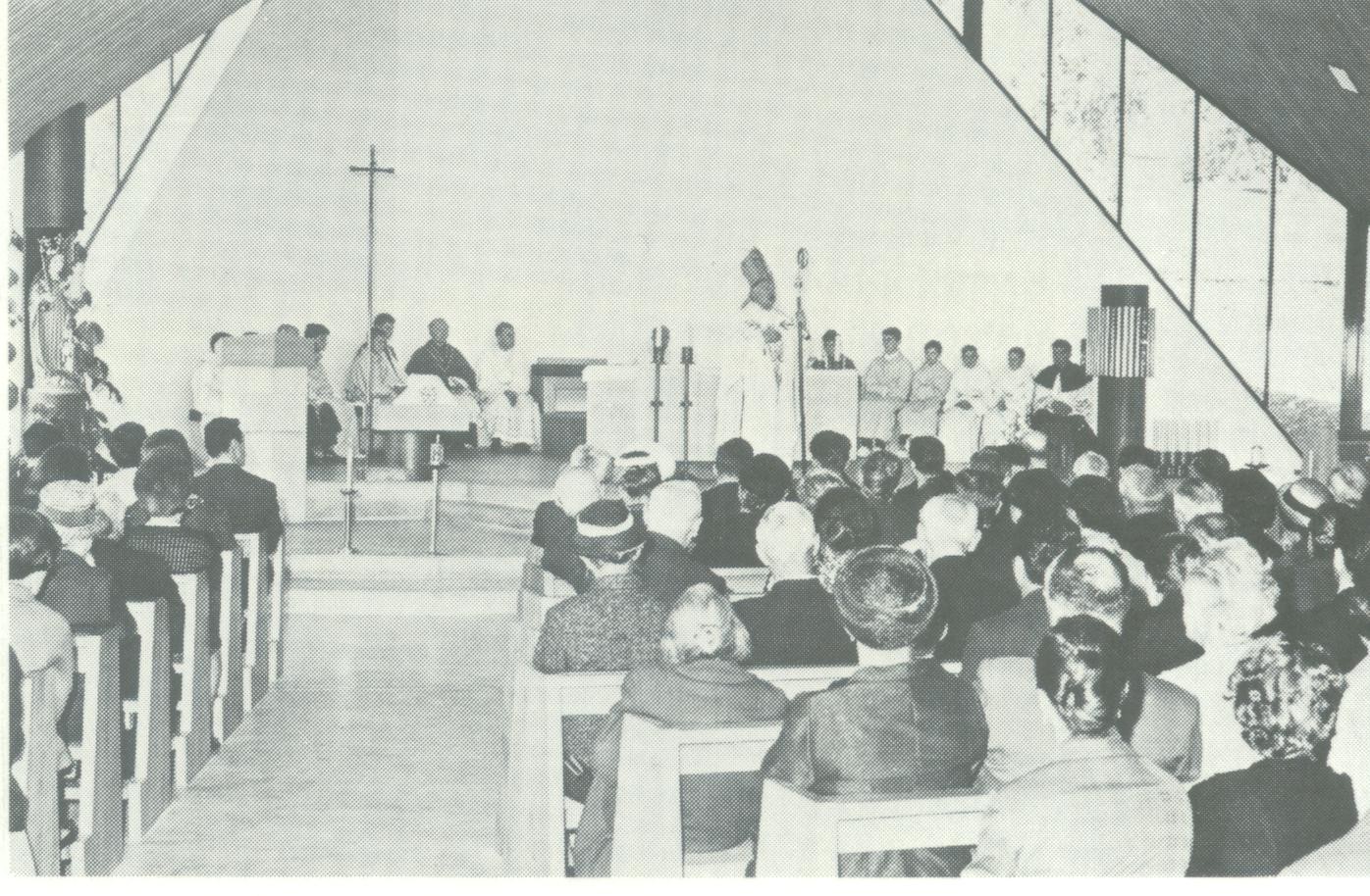Kircheneinweihung am 11. September 1966