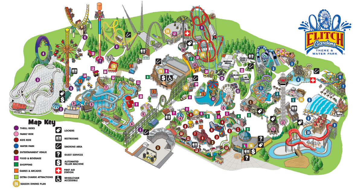Orleans park school. Белая дача парк на карте. Theme park map. Менло-парк на карте. Alton towers map.