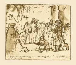 Rembrandt München Staatl.Graph.Samml. Zeichnung "1659"
