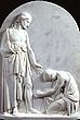 Richard Westmacott( 1799-1872London) Royal Acc.London, Marmorrelief 1849 Diplomarbeit