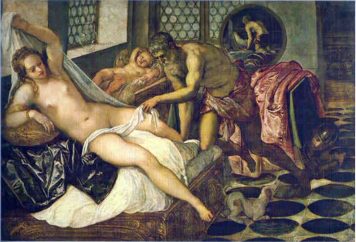 Tintoretto, Venus Vulkan und Mars, Pinakothek München (2)