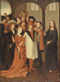 Kopie nach Hieronymus Bosch(1475-80) Holztafel 82x54,8cm, Philadelphia ,M.of Art