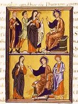 Ingeborg-Psalter, Chantilly, 1195.