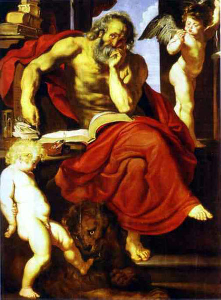 Peter Paul Rubens (1577-1640) Hieronymus 1608-09, Potsdam Sansouci